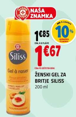 ŽENSKI GEL ZA BRITJE SILISS