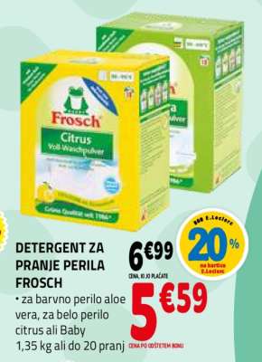 DETERGENT ZA PRANJE PERILA FROSCH