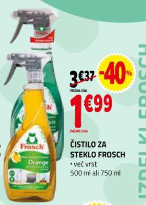 ČISTILO ZA STEKLO FROSCH