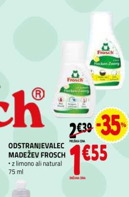 ODSTRANJEVALEC MADEŽEV FROSCH