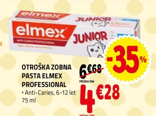 OTROŠKA ZOBNA PASTA ELMEX PROFESSIONAL