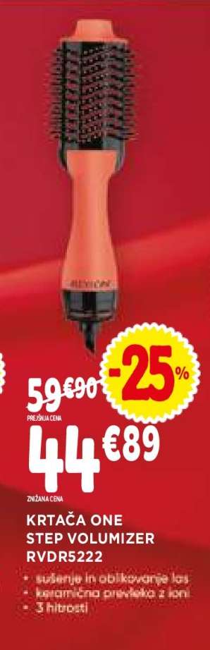 KRTAČA ONE STEP VOLUMIZER RVDR5222