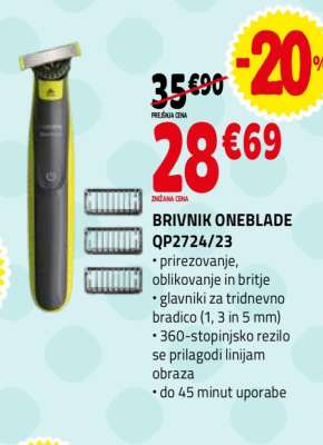 BRIVNIK ONEBLADE QP2724/23