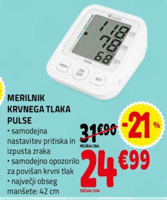 MERILNIK KRVNEGA TLAKA PULSE