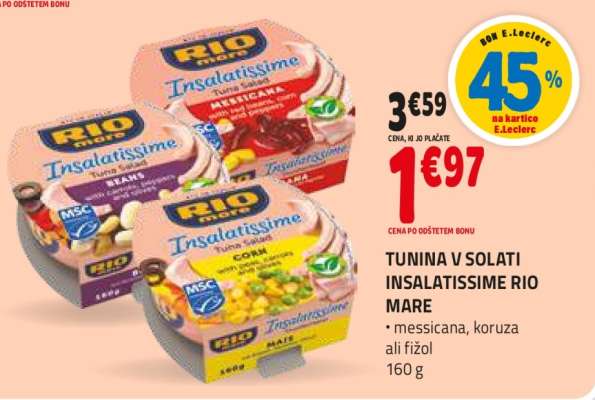 TUNINA V SOLATI INSALATISSIME RIO MARE