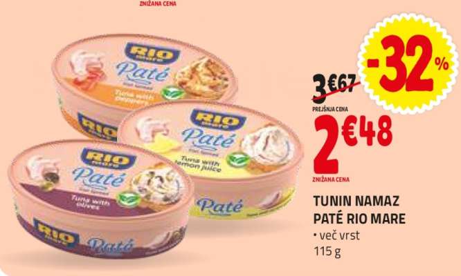 TUNIN NAMAZ PATÉ RIO MARE