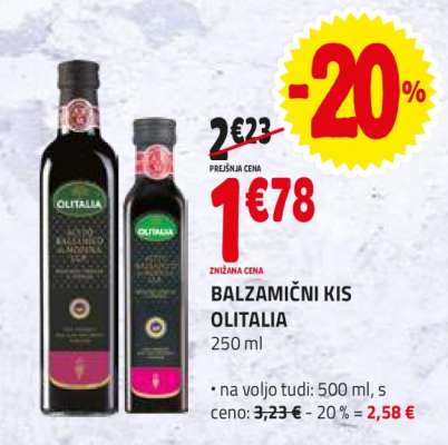 BALZAMIČNI KIS OLITALIA