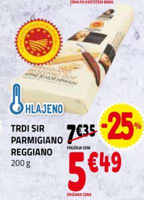 Trdi sir Parmigiano Reggiano