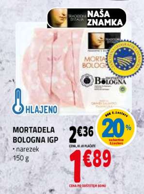 MORTADELA BOLOGNA IGP