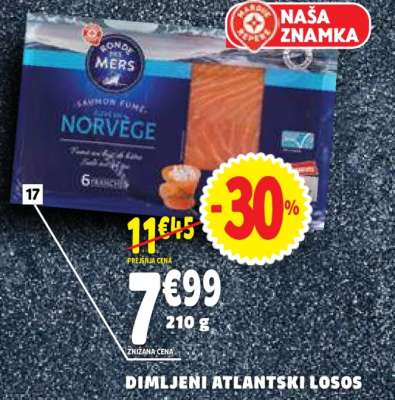 DIMLJENI ATLANTSKI LOSOS