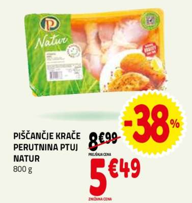 PIŠČANČJE KRAČE PERUTNINA PTUJ NATUR