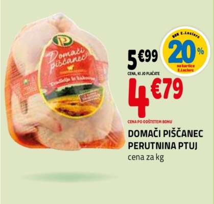 DOMAČI PIŠČANEC PERUTNINA PTUJ