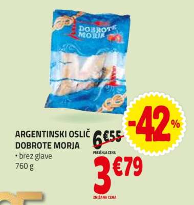 ARGENTINSKI OSLIČ DOBROTE MORJA