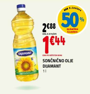 Sončnično olje Dijamant