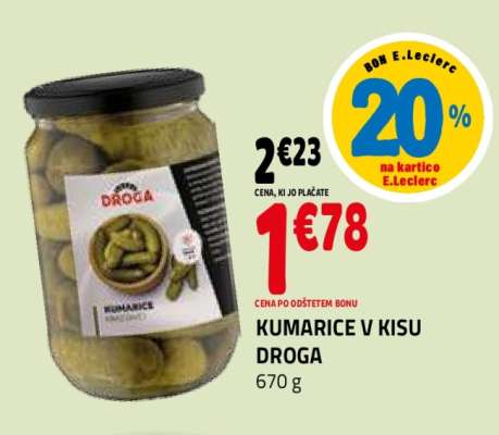 Kumarice v kisu Droga