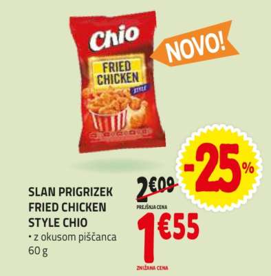 SLAN PRIGRIZEK FRIED CHICKEN STYLE CHIO