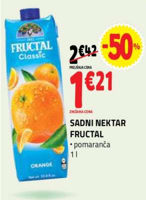 SADNI NEKTAR FRUCTAL