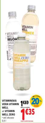 Vitaminska voda Vitamin Well