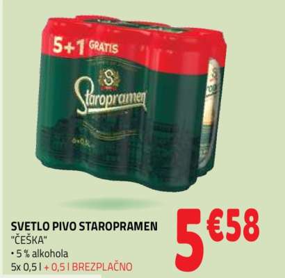 SVETLO PIVO STAROPRAMEN