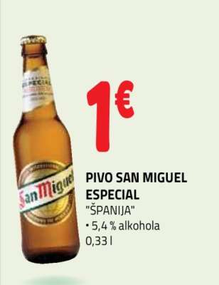 Pivo San Miguel Especial