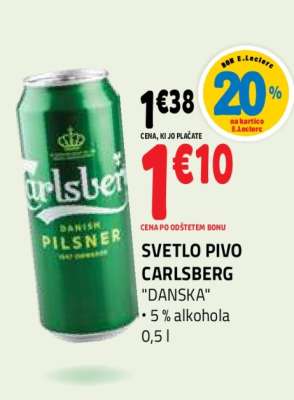 SVETLO PIVO CARLSBERG