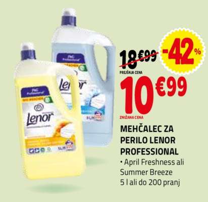 MEHČALEC ZA PERILO LENOR PROFESSIONAL