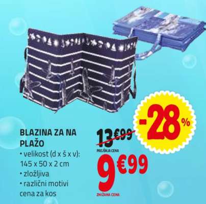 BLAZINA ZA NA PLAŽO