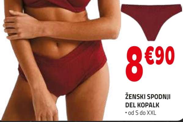 ŽENSKI SPODNJI DEL KOPALK