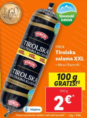 Tirolska salama XXL