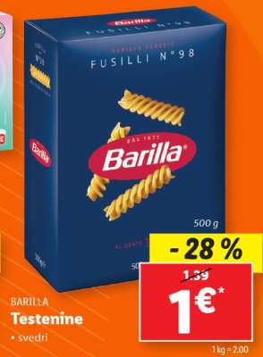 BARILLA Testenine