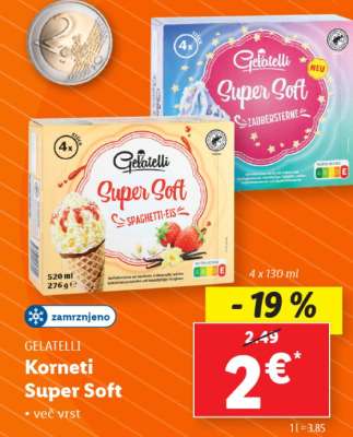 GELATELLI Korneti Super Soft