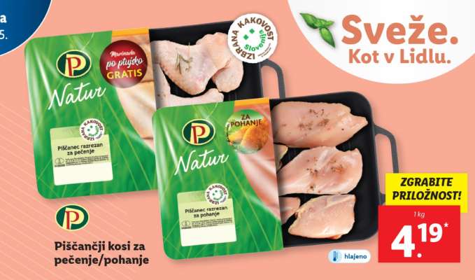 Piščančji kosi za pečenje/pohanje