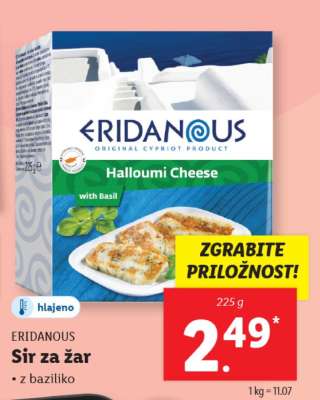 ERIDANOUS Sir za žar