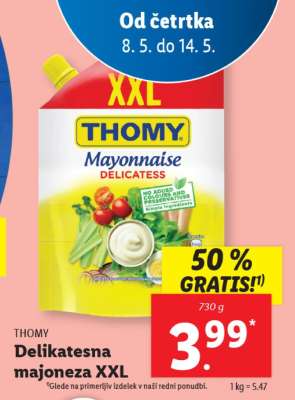 THOMY Delikatesna majoneza XXL