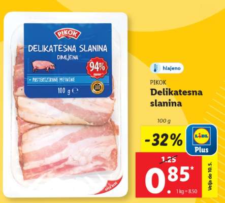 PIKOK Delikatesna slanina