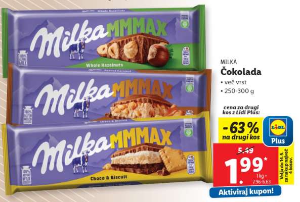 MILKA Čokolada