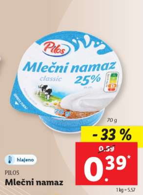 PILOS Mlečni namaz