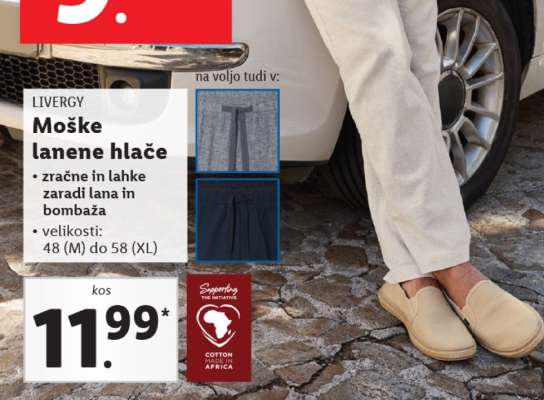 Moške lanene hlače