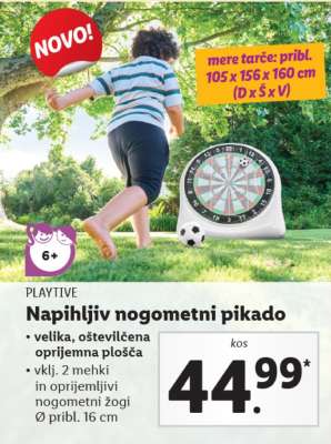 Napihljiv nogometni pikado