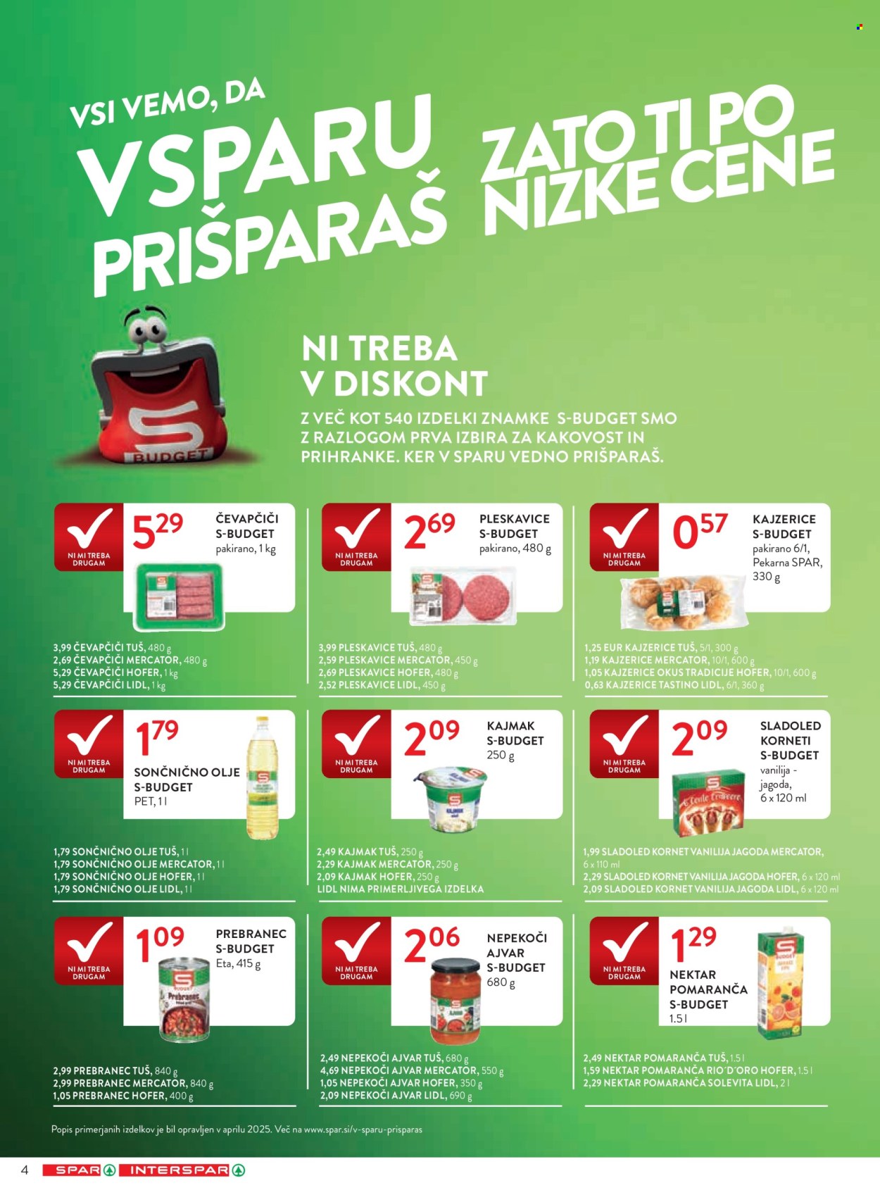 SPAR katalog - 7.5.2025 - 13.5.2025. Stran 1