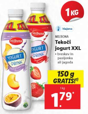 MILBONA Tekoči jogurt XXL