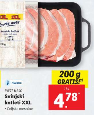Svinjski kotleti XXL