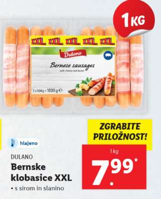 Bernske klobasice XXL