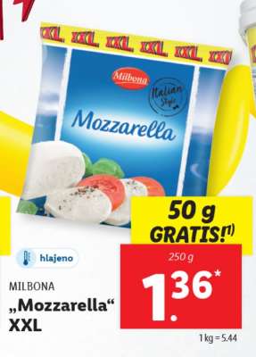 MILBONA „Mozzarella“ XXL