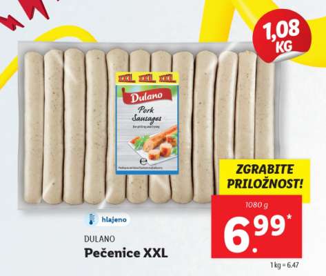 DULANO Pečenice XXL