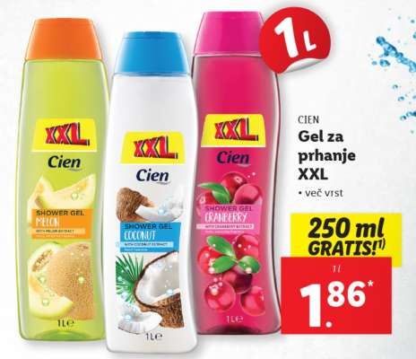 CIEN Gel za prhanje XXL
