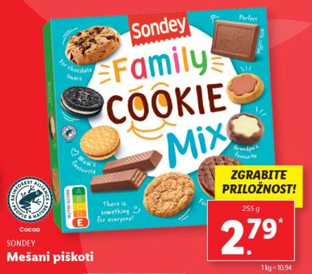 SONDEY Mešani piškoti