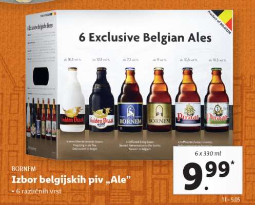 BORNEM Izbor belgijskih piv „Ale”