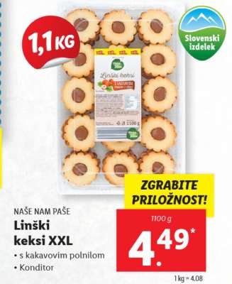 Linški keksi XXL