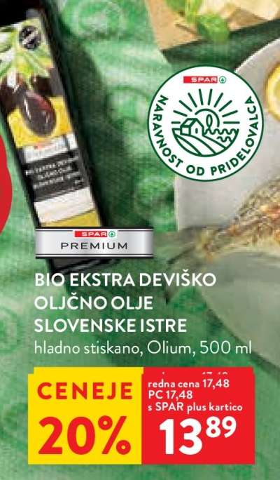 BIO EKSTRA DEVIŠKO OLJČNO OLJE SLOVENSKE ISTRE